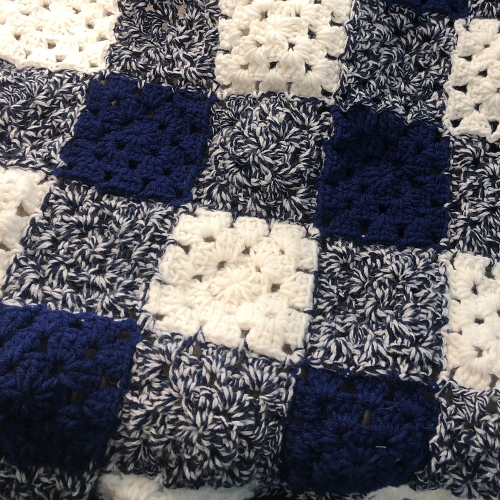 🖤 Crochet Baby Stroller Blanket.